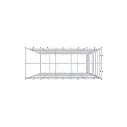 Gabião Tipo 2 100 cm x 50 cm x 20 cm (C x A x P), malhagem 10 cm x 10 cm, anel C