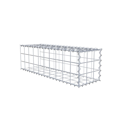 Add-on schanskorf type 2 100 cm x 30 cm x 30 cm (L x H x D), maaswijdte 10 cm x 10 cm, spiraal