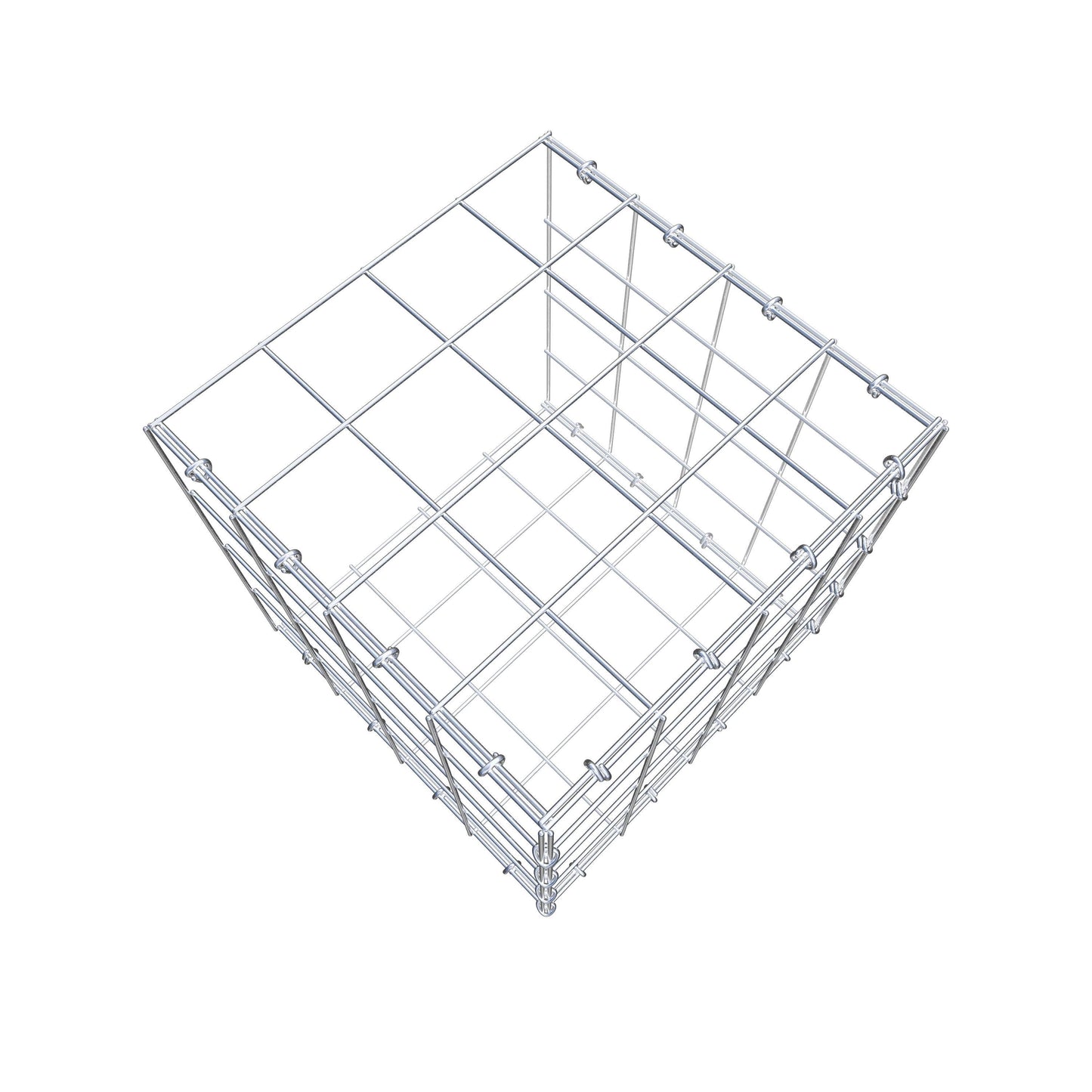 Pila adicional tipo 2 40 cm x 40 cm x 40 cm (L x A x P), malla 10 cm x 10 cm, anillo en C