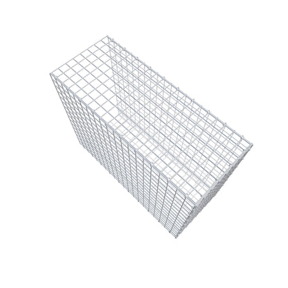 Mounted gabion type 2 100 cm x 80 cm x 40 cm (L x H x D), mesh size 5 cm x 5 cm, C-ring