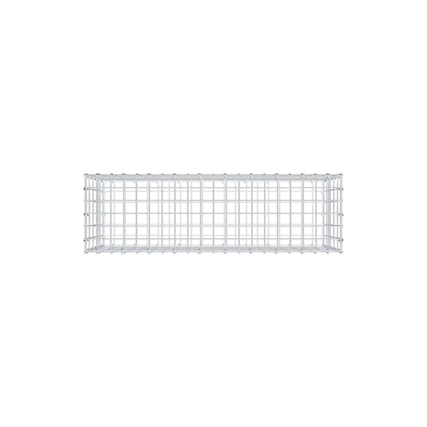 Schanskorf 100 cm x 50 cm x 30 cm (L x H x D), maaswijdte 5 cm x 10 cm, C-ring