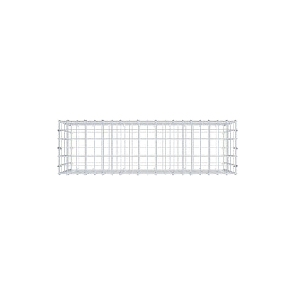 Schanskorf 100 cm x 50 cm x 30 cm (L x H x D), maaswijdte 5 cm x 10 cm, C-ring