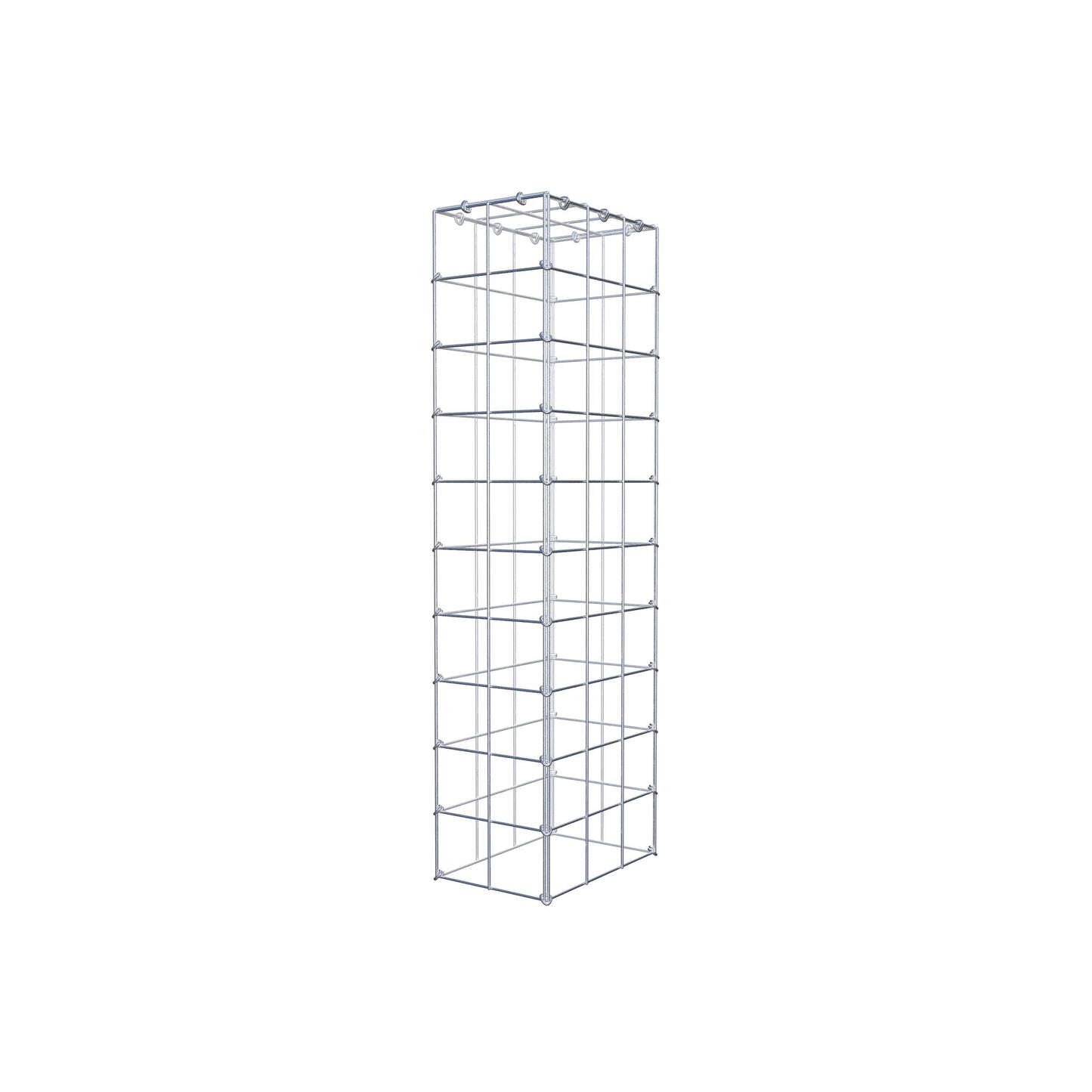 Gavión complementario de tipo 3 100 cm x 30 cm x 20 cm (L x A x P), malla 10 cm x 10 cm, anillo en C