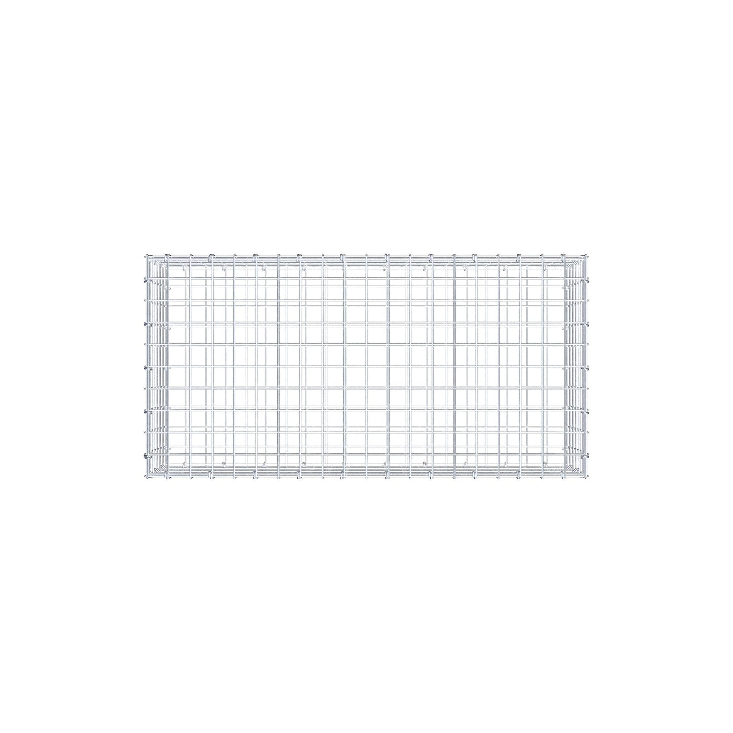 Gabione 100 cm x 30 cm x 50 cm (L x H x T), Maschenweite 5 cm x 5 cm, C-Ring