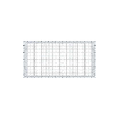 Gabione 100 cm x 30 cm x 50 cm (L x H x T), Maschenweite 5 cm x 5 cm, C-Ring
