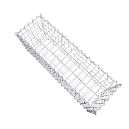 Gavión 100 cm x 40 cm x 30 cm (L x A x P), luz de malla 5 cm x 10 cm, en espiral
