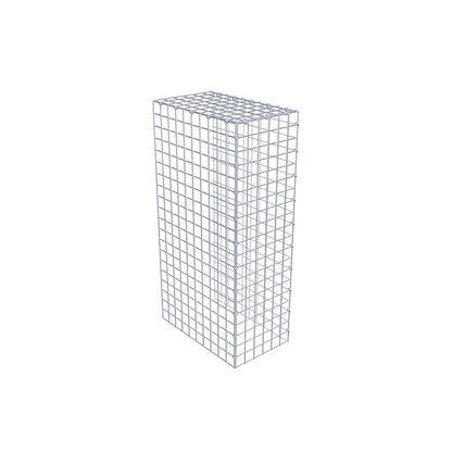 Type 4 oplegkorf 100 cm x 50 cm x 30 cm (L x H x D), maaswijdte 5 cm x 5 cm, C-ring