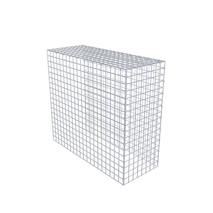 Gavión adicional tipo 4 100 cm x 90 cm x 40 cm (L x A x P), malla 5 cm x 5 cm, anillo en C