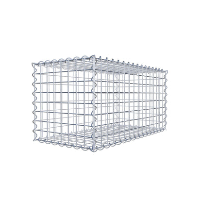 Schanskorf 80 cm x 40 cm x 40 cm (L x H x D), maaswijdte 5 cm x 5 cm, spiraalvormig