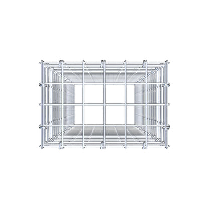 Gavión adicional tipo 3 100 cm x 30 cm x 20 cm (L x A x P), malla 5 cm x 5 cm, anillo en C