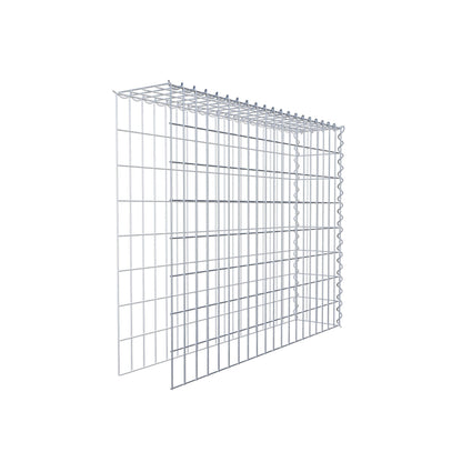 Add-on schanskorf type 4 100 cm x 80 cm x 20 cm (L x H x D), maaswijdte 5 cm x 10 cm, spiraalvormig