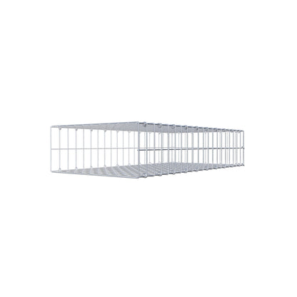 Fourche rapportée type 2 100 cm x 20 cm x 50 cm, mailles 5 cm x 10 cm, anneau en C