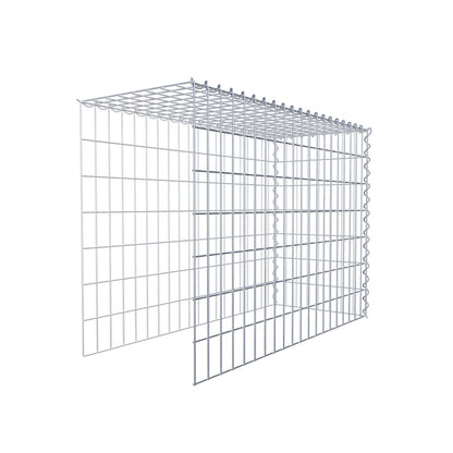 Add-on schanskorf type 4 100 cm x 70 cm x 40 cm (L x H x D), maaswijdte 5 cm x 10 cm, spiraalvormig