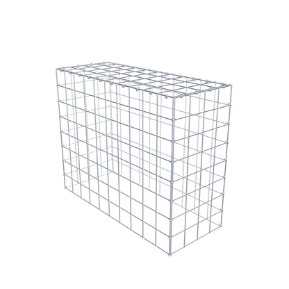 Gabião Tipo 3 100 cm x 80 cm x 40 cm (C x A x P), malhagem 10 cm x 10 cm, anel C