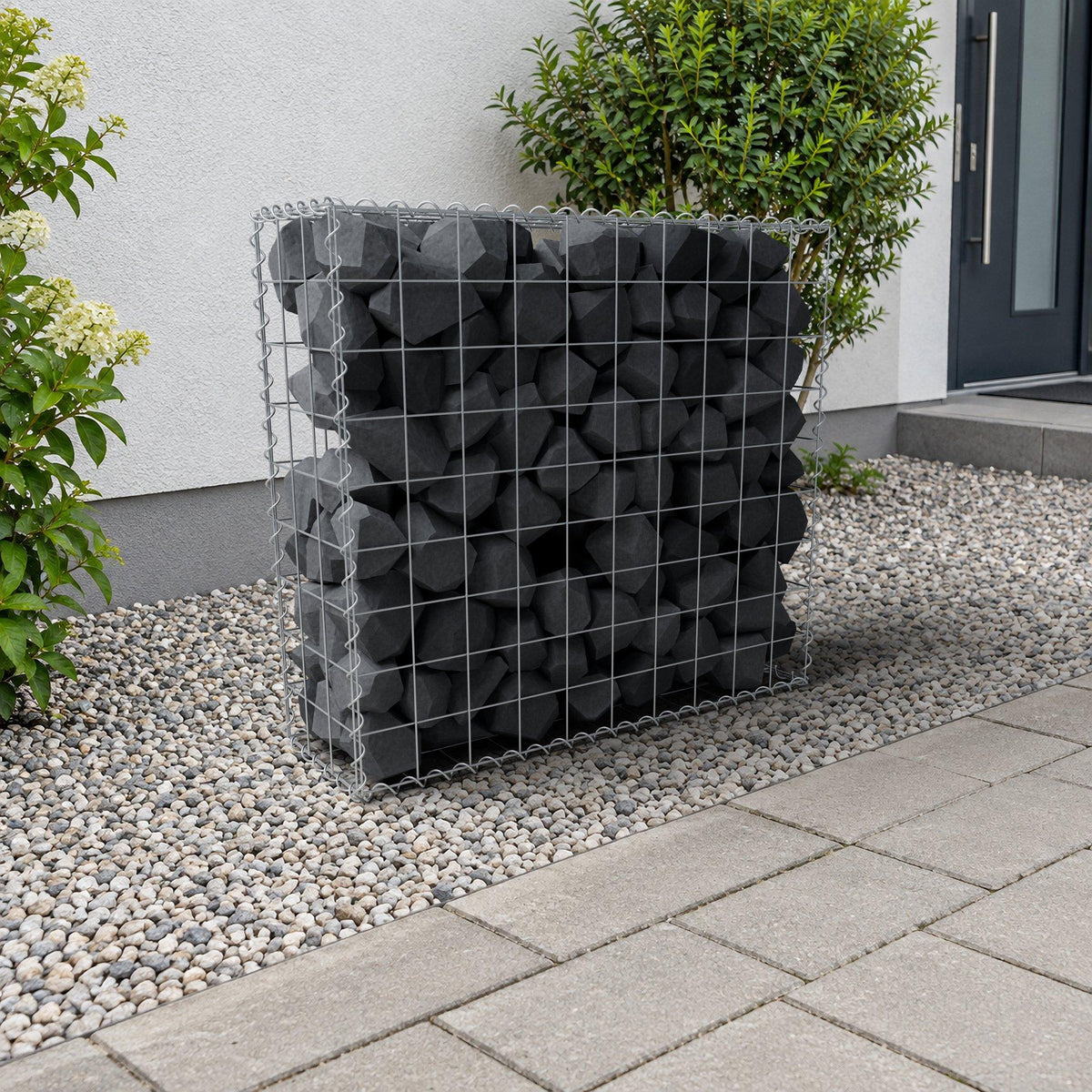 Gabion 100 cm x 90 cm x 30 cm (L x H x D), maskestørrelse 10 cm x 10 cm, spiral