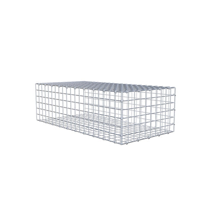 Fourche rapportée type 2 100 cm x 30 cm x 50 cm (L x H x P), mailles 5 cm x 5 cm, anneau C