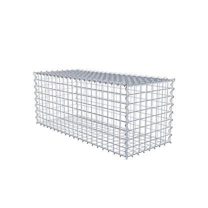 Set van 2 schanskorven 100 cm x 40 cm x 40 cm (L x H x D), maaswijdte 5 x 5 cm, spiraalvormig