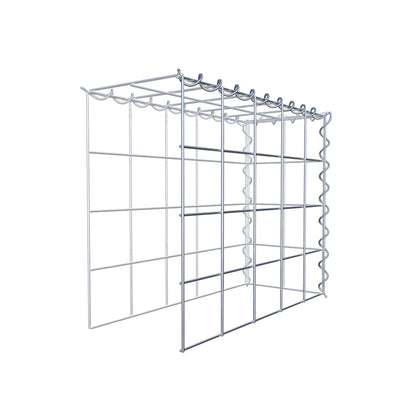 Add-on schanskorf type 4 50 cm x 40 cm x 20 cm (L x H x D), maaswijdte 10 cm x 10 cm, spiraalvormig