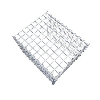 Gabbione aggiuntivo tipo 4 50 cm x 40 cm x 40 cm (L x H x P), dimensione maglia 5 cm x 5 cm, a spirale