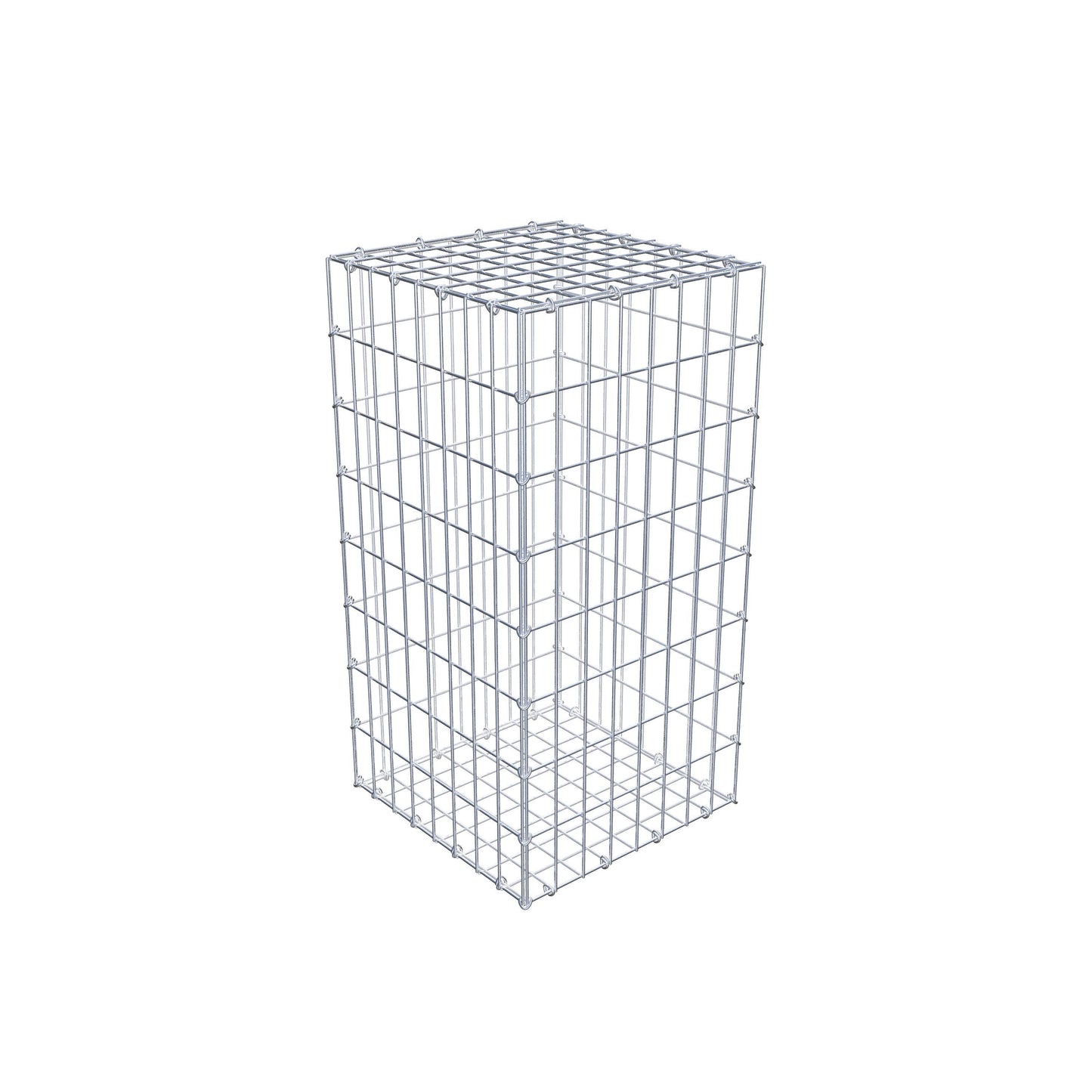 Schanskorf 80 cm x 40 cm x 40 cm (L x H x D), maaswijdte 5 cm x 10 cm, C-ring