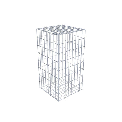 Schanskorf 80 cm x 40 cm x 40 cm (L x H x D), maaswijdte 5 cm x 10 cm, C-ring