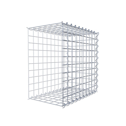 Add-on schanskorf type 2 50 cm x 50 cm x 30 cm (L x H x D), maaswijdte 5 cm x 5 cm, spiraalvormig