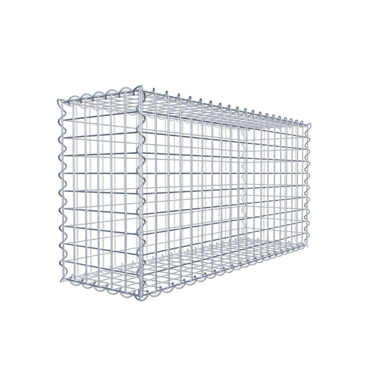 Set di 2 gabbioni 100 cm x 50 cm x 30 cm (L x A x P), maglia 5 x 5 cm, spirale