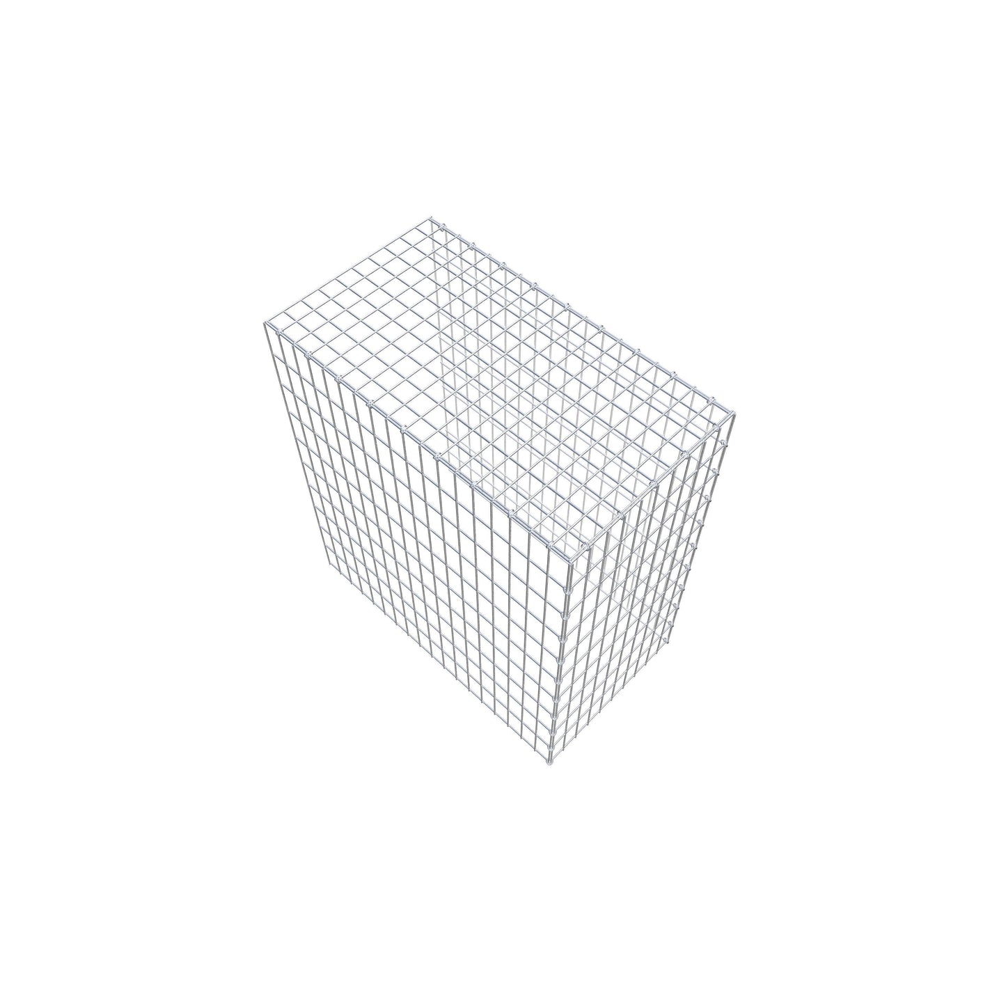 Gavión adicional tipo 4 100 cm x 90 cm x 50 cm (L x A x P), malla 5 cm x 10 cm, anillo en C