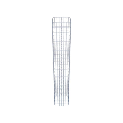 Gabionpelare vinkelrät 37 cm x 37 cm, 230 cm höjd, MW 5 cm x 10 cm
