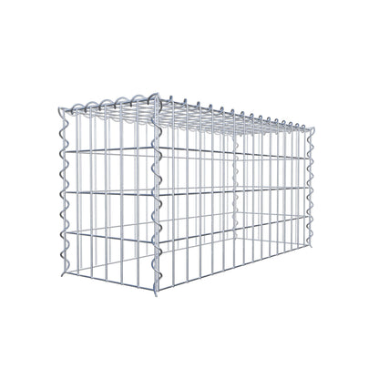 Add-on schanskorf type 3 80 cm x 40 cm x 30 cm (L x H x D), maaswijdte 5 cm x 10 cm, spiraalvormig