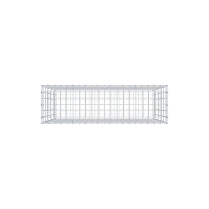 Schanskorf 100 cm x 90 cm x 30 cm (L x H x D), maaswijdte 5 cm x 10 cm, C-ring