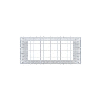 Gabião Tipo 3 100 cm x 90 cm x 40 cm (C x A x P), malhagem 5 cm x 5 cm, anel C