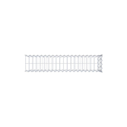 Aangegroeide schanskorf type 2 100 cm x 30 cm x 20 cm (L x H x D), maaswijdte 5 cm x 10 cm, spiraal