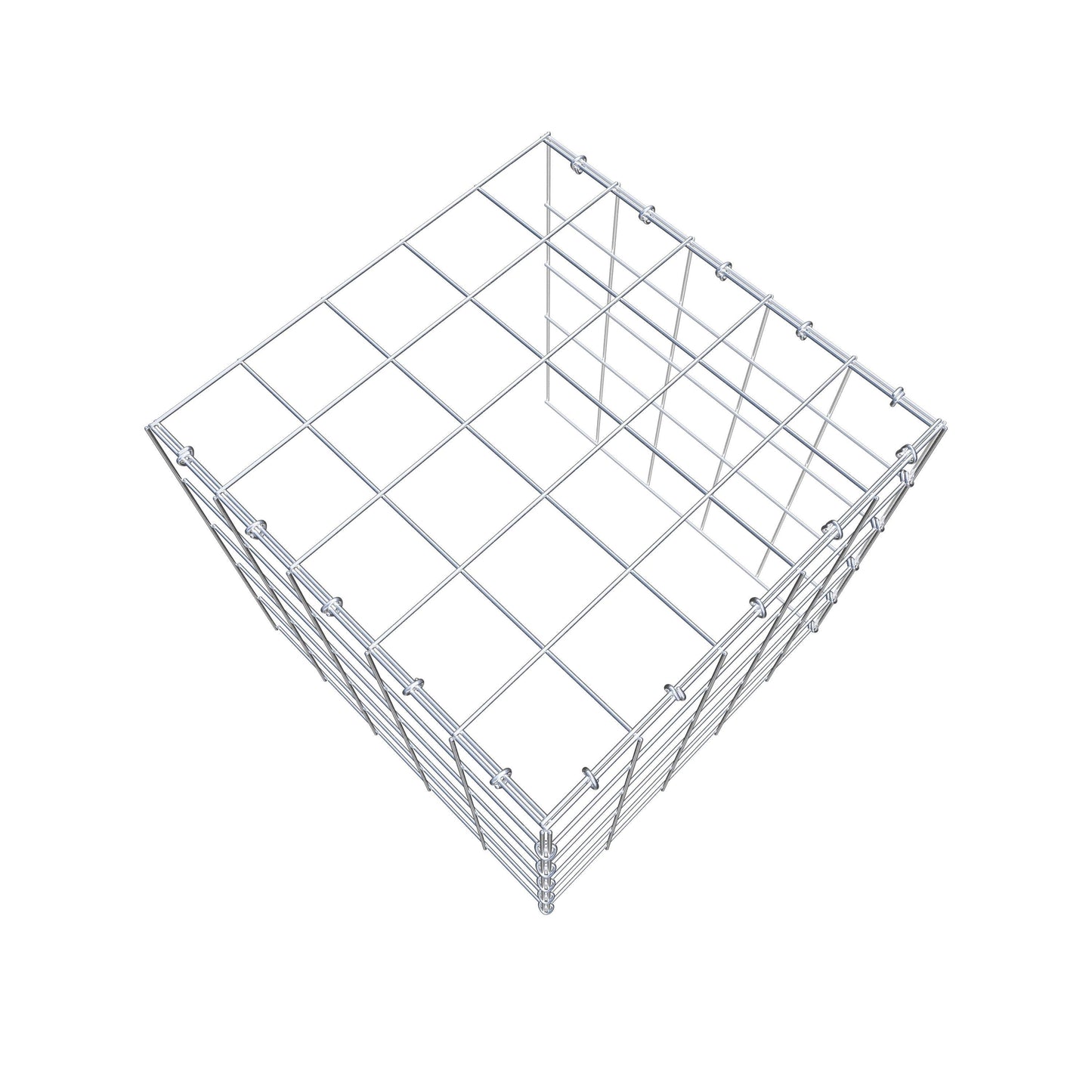 Gavión adicional tipo 4 50 cm x 50 cm x 50 cm (L x A x P), malla 10 cm x 10 cm, anillo en C