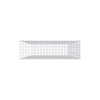 Mounted gabion type 2 200 cm x 100 cm x 30 cm, mesh size 5 cm x 10 cm, C-ring