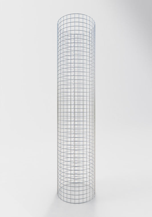 Gabionensäule rund 52 cm Durchmesser, 230 cm Höhe, Maschenweite 5 cm x 5 cm