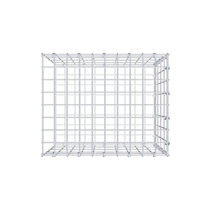 Mounted gabion type 2 50 cm x 40 cm x 40 cm, mesh size 5 cm x 10 cm, C-ring