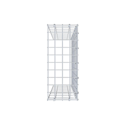 Gabião Tipo 4 100 cm x 20 cm x 50 cm (C x A x P), malhagem 5 cm x 10 cm, anel C