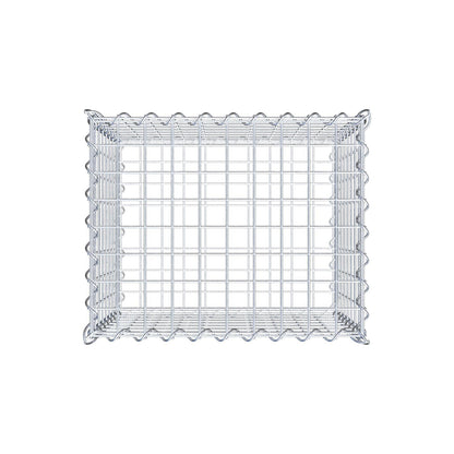 Gabbione 50 cm x 40 cm x 40 cm (L x H x P), maglia 5 cm x 5 cm, spirale
