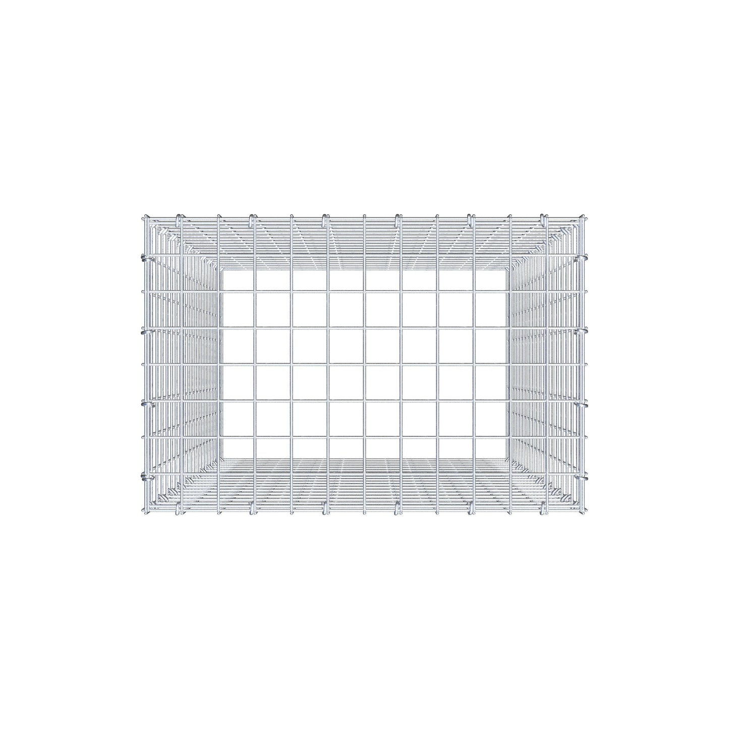 Gabião Tipo 3 100 cm x 60 cm x 40 cm (C x A x P), malhagem 5 cm x 5 cm, anel C