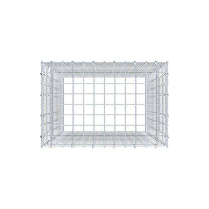 Gabião Tipo 3 100 cm x 60 cm x 40 cm (C x A x P), malhagem 5 cm x 5 cm, anel C