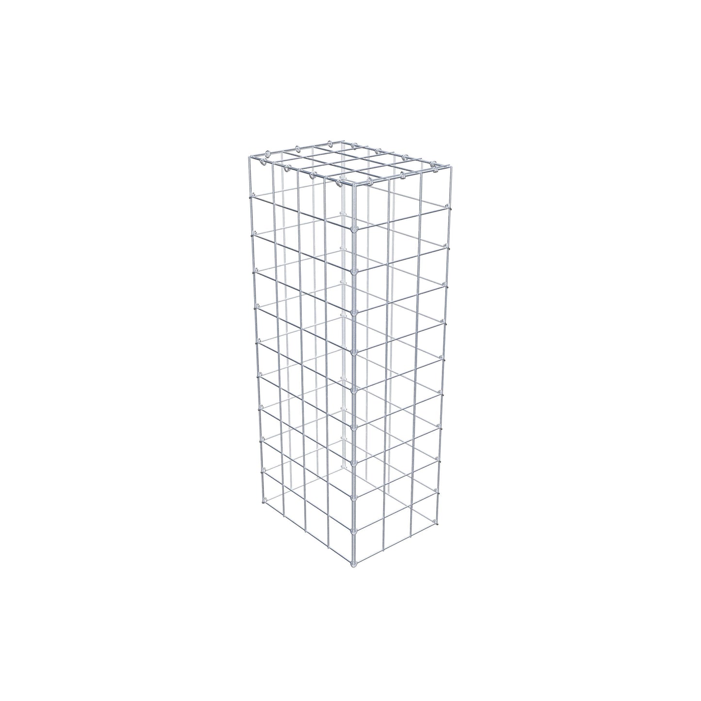 Gavión complementario de tipo 3 100 cm x 40 cm x 30 cm (L x A x P), malla 10 cm x 10 cm, anillo en C