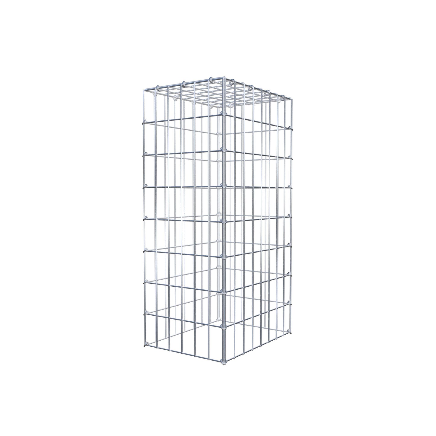 Pila adicional tipo 3 80 cm x 40 cm x 30 cm (L x A x P), malla 5 cm x 10 cm, anillo en C