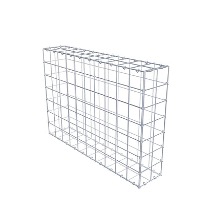 Gabion 100 cm x 70 cm x 20 cm (L x H x P), maille 10 cm x 10 cm, anneau en C
