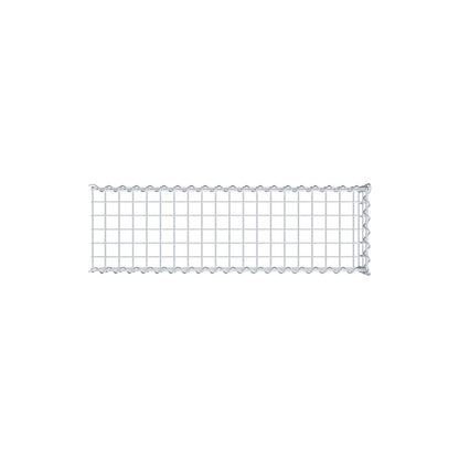 Gavión complementario tipo 4 100 cm x 20 cm x 30 cm (L x A x P), malla 5 cm x 10 cm, espiral