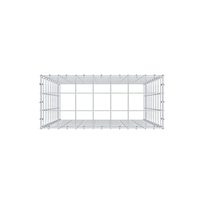 Type 3 oplegkorf 100 cm x 70 cm x 30 cm (L x H x D), maaswijdte 10 cm x 10 cm, C-ring
