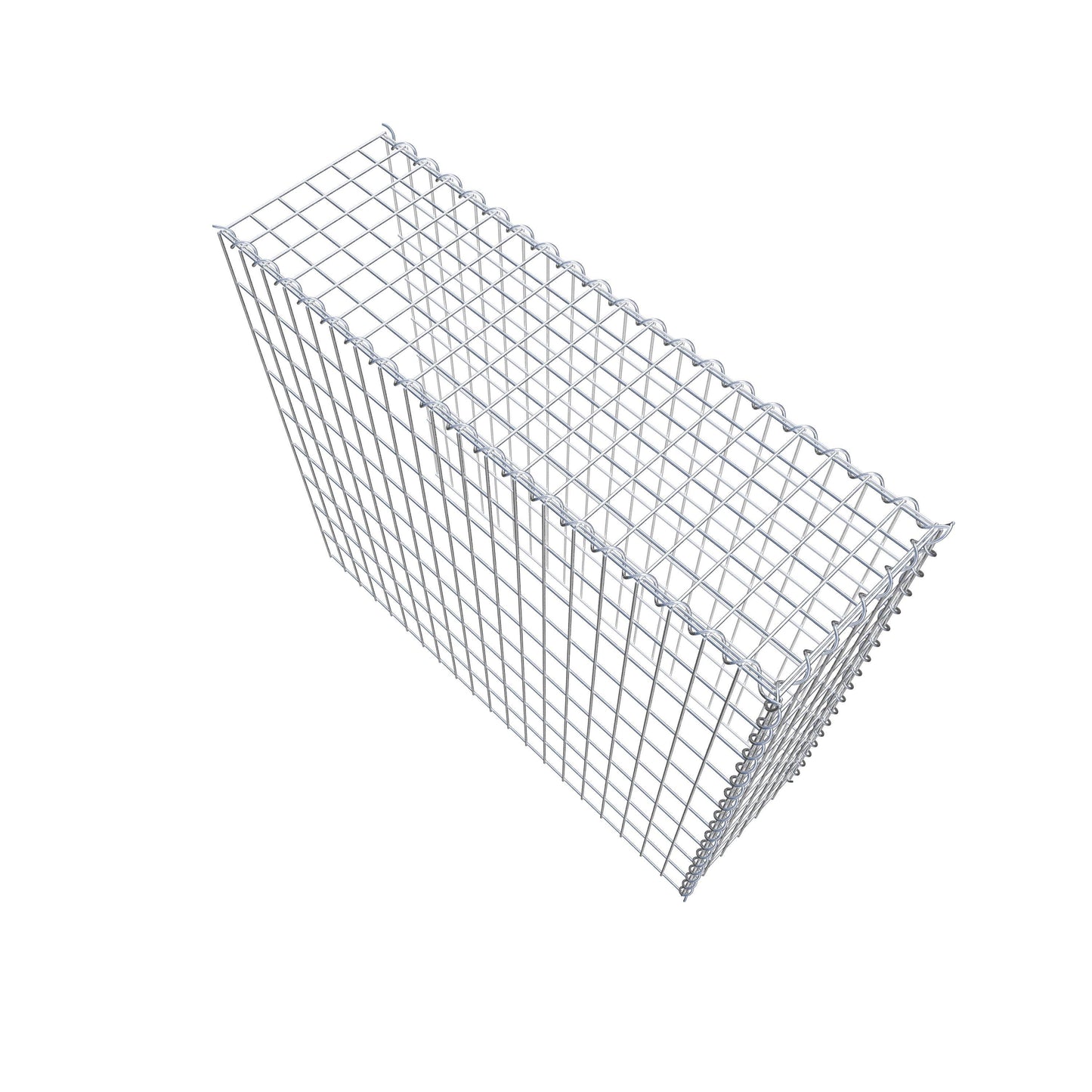 Aangegroeide schanskorf type 4 100 cm x 90 cm x 30 cm (L x H x D), maaswijdte 5 cm x 10 cm, spiraal
