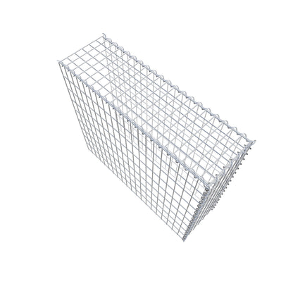 Aangegroeide schanskorf type 4 100 cm x 90 cm x 30 cm (L x H x D), maaswijdte 5 cm x 10 cm, spiraal
