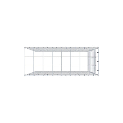 Add-on schanskorf type 4 100 cm x 80 cm x 30 cm (L x H x D), maaswijdte 10 cm x 10 cm, C-ring