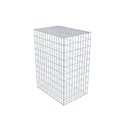 Schanskorf 100 cm x 70 cm x 50 cm (L x H x D), maaswijdte 5 cm x 10 cm, C-ring